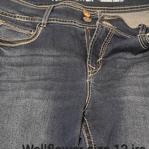 Wallflower Blue Boot Cut Jeans with Distressed Look